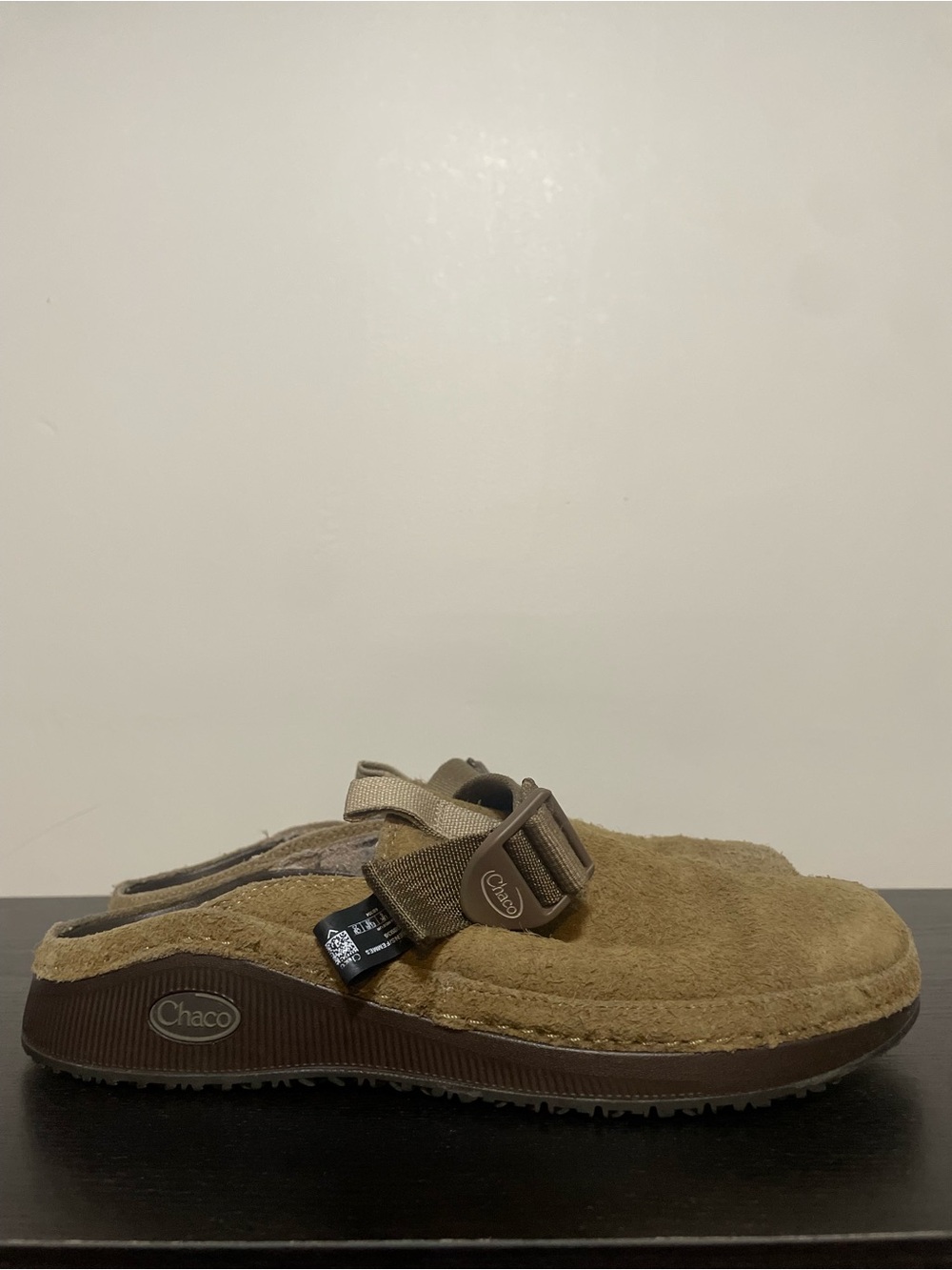 Chaco Paonia Tan Suede Clogs | Womens Size 8